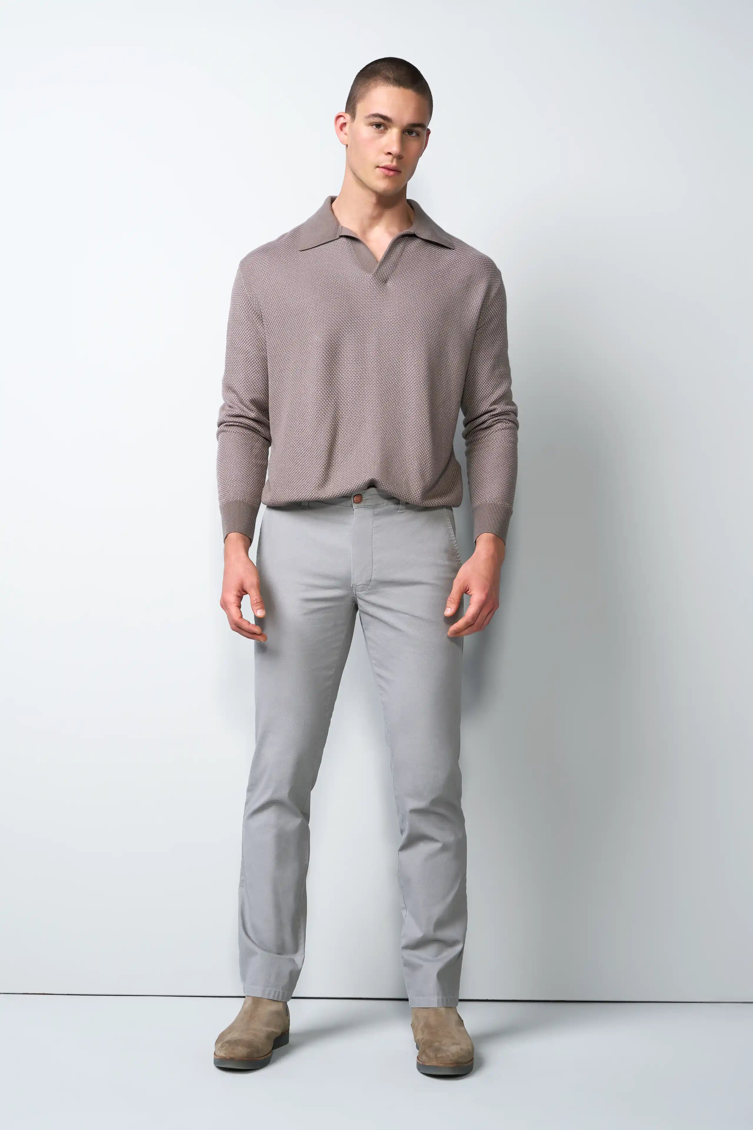 MOVE 1-6025 CHINOS WITH A STRETCH WAISTBAND