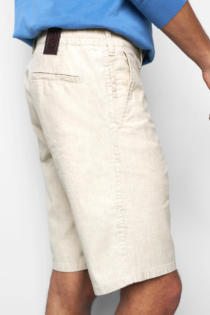 SHORT 1-6027 STRETCH HALF LINEN