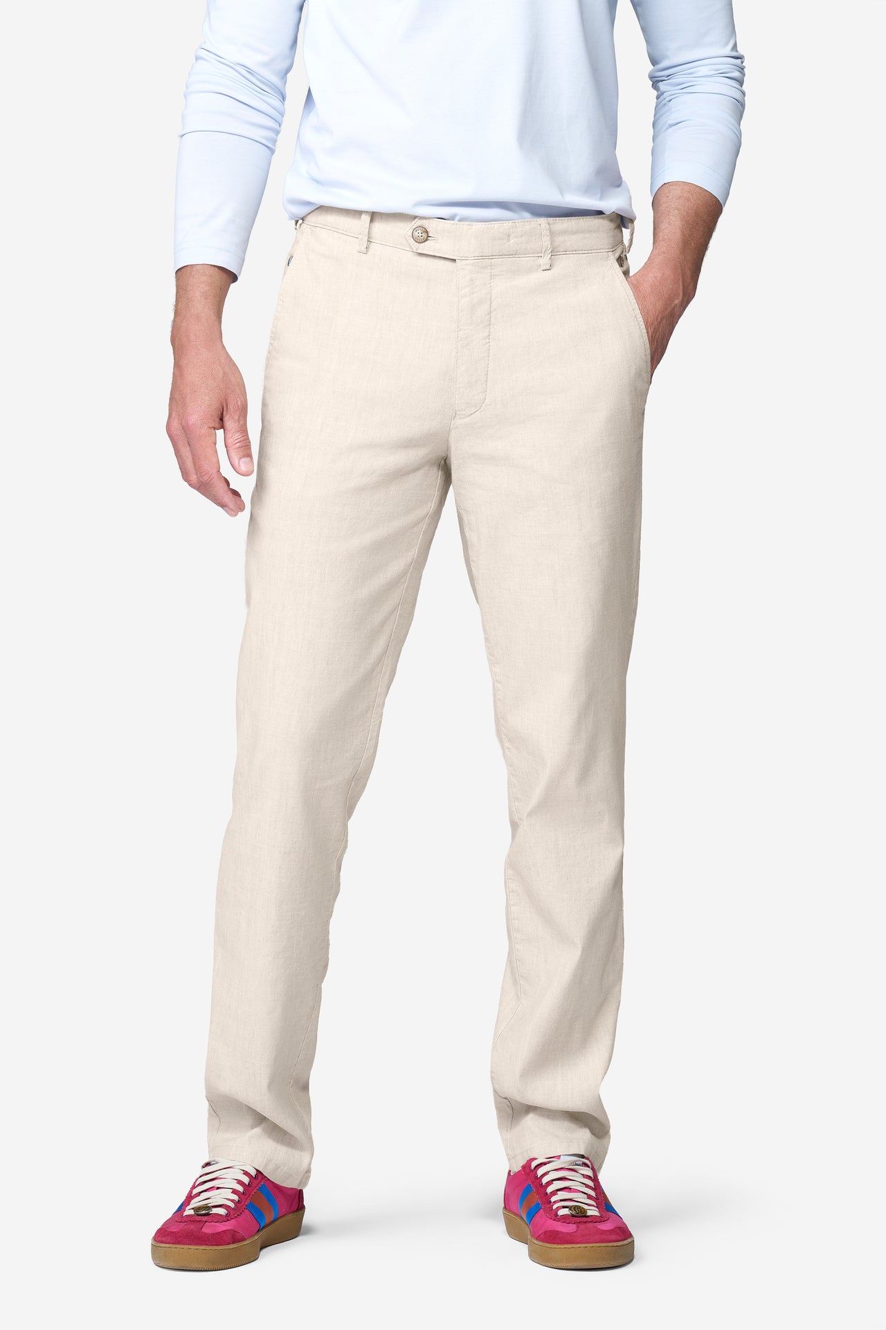 Roma 1-3020 STRETCH HALF LINEN