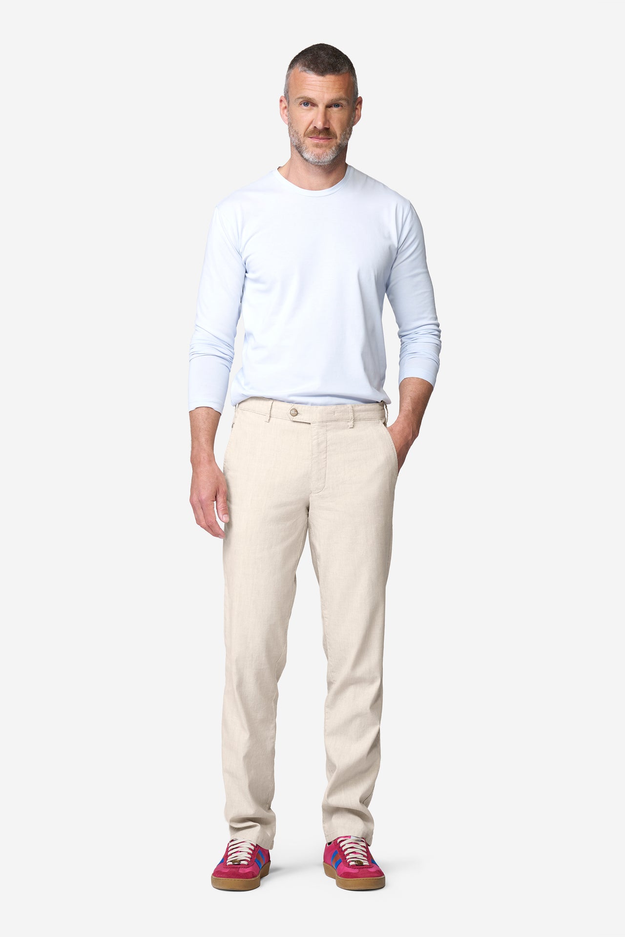 Roma 1-3020 STRETCH HALF LINEN