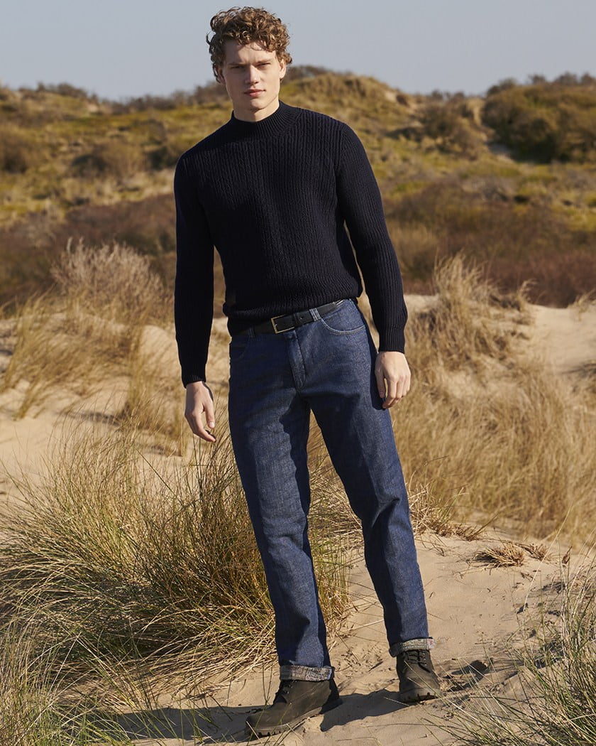 MEYER makes trousers for men. Sustainable. European. Fair.